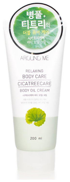 Крем-масло для тела с центеллой и чайным деревом Around Me Cicatreecare Body Oil Cream, WELCOS, 8803348043935