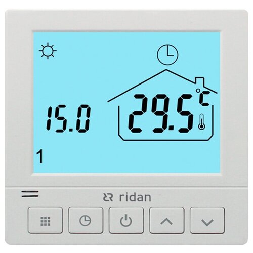 Программируемый электронный комнатный термостат Ридан WT-R 230V встраиваемый 5520₽