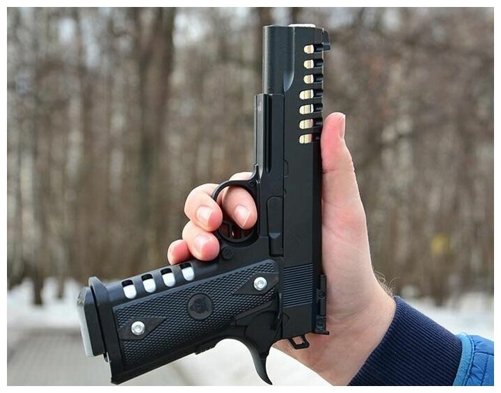 Пистолет детский пневматический Air Soft Gun "Барракуда" М688 — купить ...