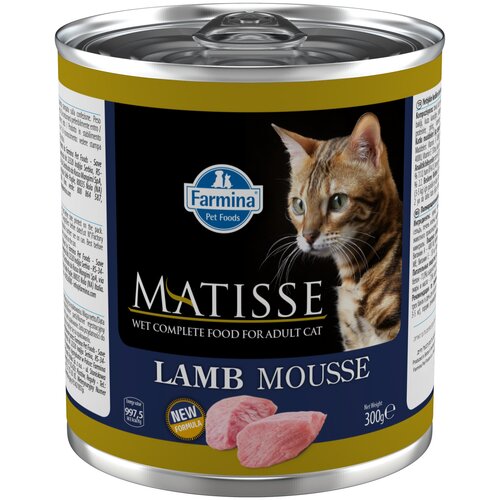 MATISSE MOUSSE LAMB для взрослых кошек мусс с ягненком (300 гр х 6 шт)