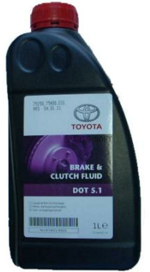 Тормозная Жидкость Brake Fluid Dot-5.1 1Л TOYOTA арт. 0882380004