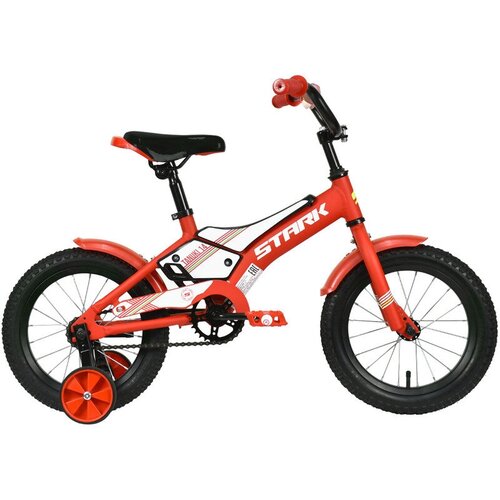 Детский велосипед Stark Tanuki 14 Boy год 2021 цвет Красный-Белый 1161500₽