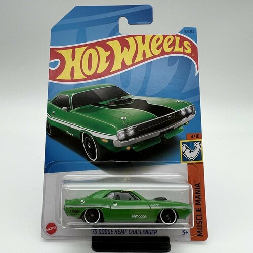 Hot Wheels 70 DODGE HEMI CHALLENGER Детская Машинка 1:64 Из серии MUSCLE MANIA