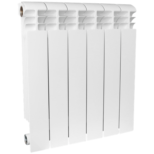 Радиатор биметаллический Stout VEGA 500 мм х 6 секций боковое подключение белый RAL 9016 (SRB-1310-050006)