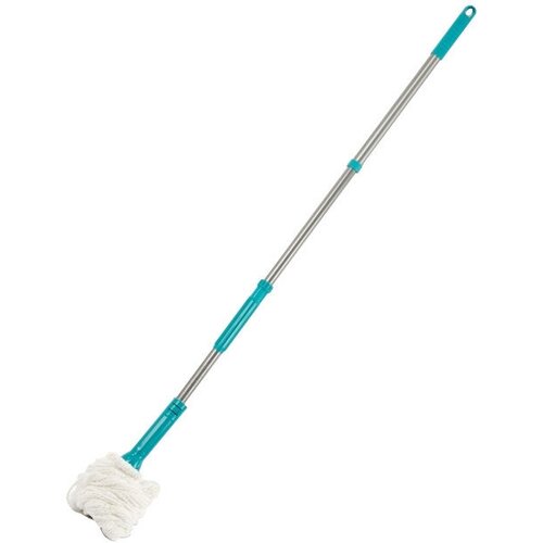 Швабра attribute twist 27х7см 130см отжим платик металл микрофибра 2237₽