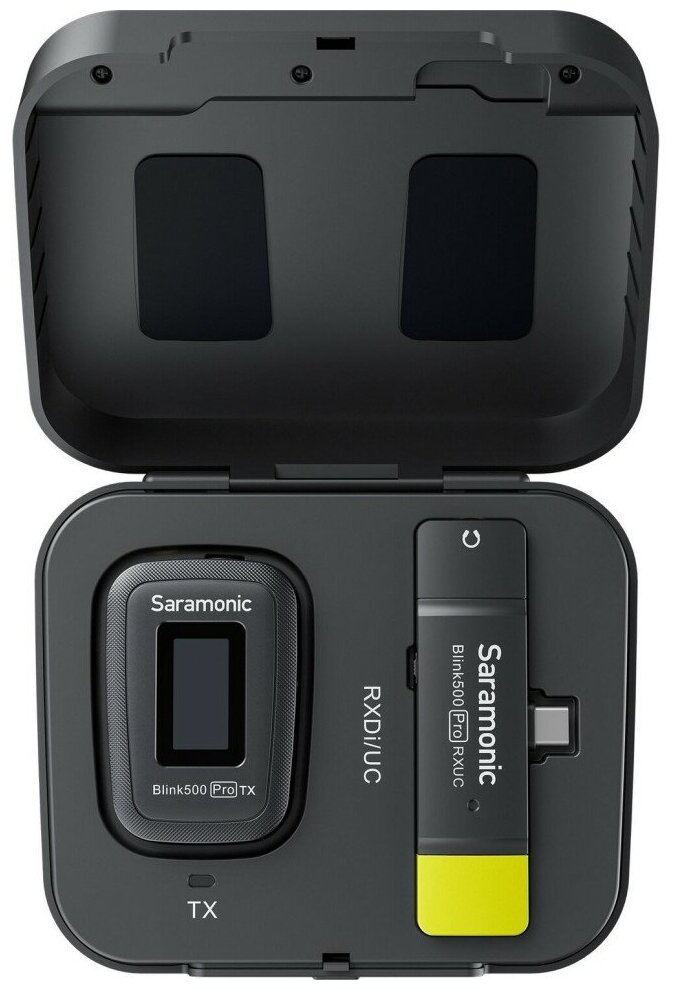 Saramonic Blink500 Pro B5 (TX+RXUC) приемник и передатчик с кейсом-зарядкой для телефона - фото №1