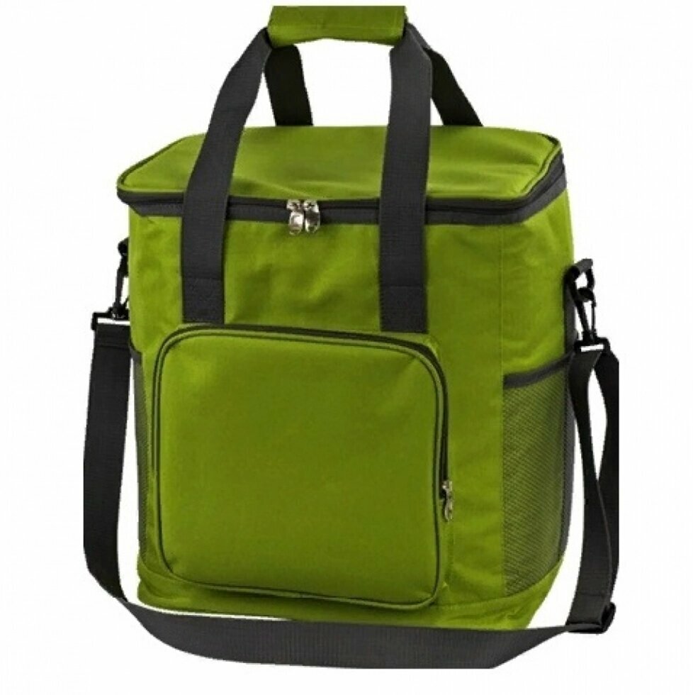 Изотермическая сумка Green Glade Т1062, 20л, с наплечным ремнем, зеленая