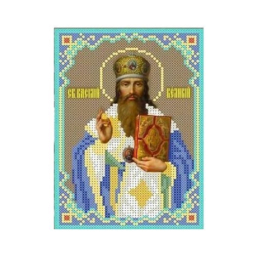 фото Набор святой василий бисер 12,4х17,5 каролинка кбин(ч) 5045