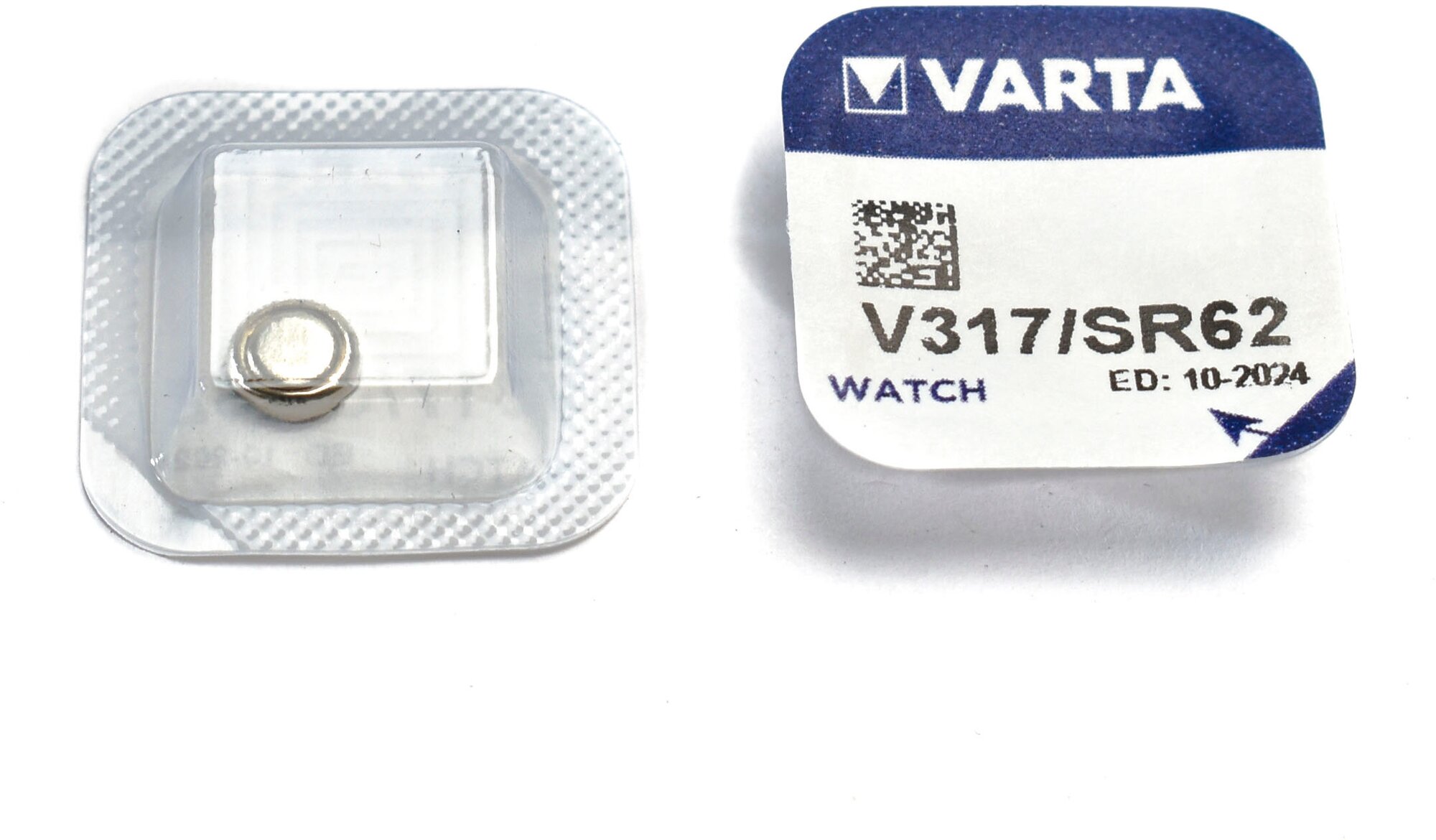 Батарейка для часов VARTA V 317 / SR62