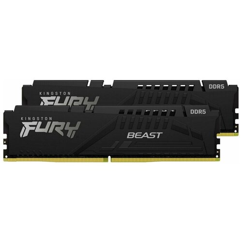 Модуль памяти 64GB Kingston DDR5 6000 DIMM FURY Beast Black XMP Gaming Memory 2889100₽