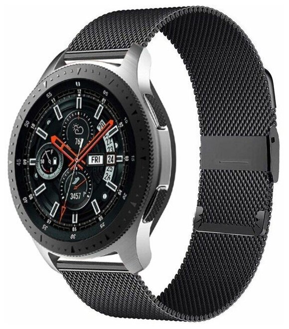 Универсальный металлический ремешок для смарт-часов Xiaomi Amazfit Huawei Samsung Galaxy Watch Garmin 20 мм