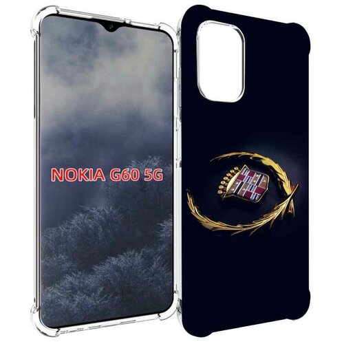 Чехол MyPads кадилак cadillac 2 для Nokia G60 5G задняя-панель-накладка-бампер