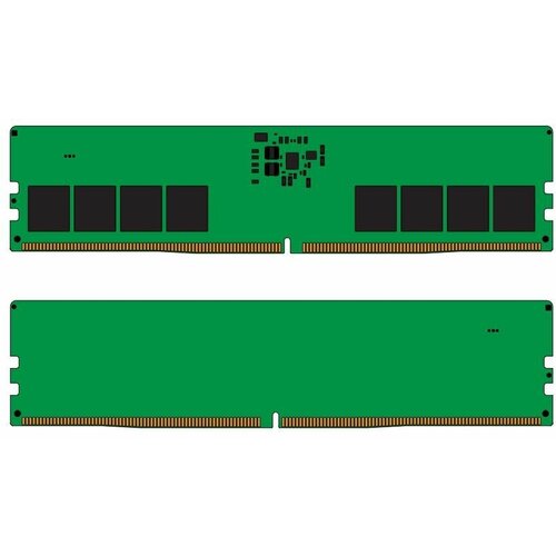 Модуль памяти 32GB Kingston DDR5 5200 DIMM KVR52U42BS8K2-32 Non-ECC CL46 11V Kit of 2 1RX8 288-pin 16Gbit RTL 1653000₽