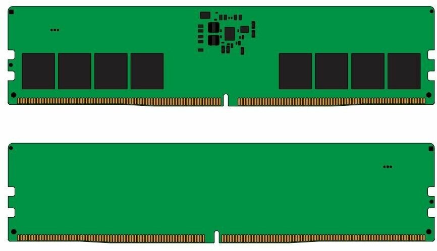 Kingston DDR5 32Gb (2x16Gb) 5200MHz pc-41600 Cl46, 1.1V (kvr52u42bs8k2-32)