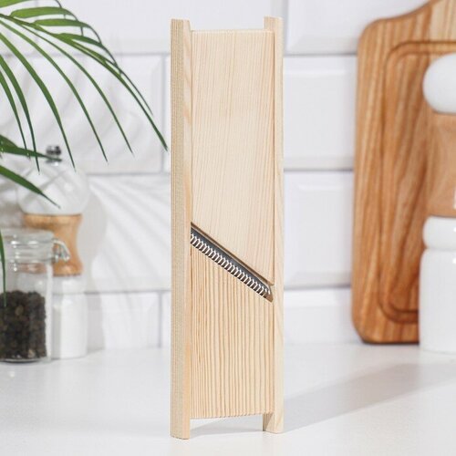 Терка для корейской моркови деревянная эконом толщина 12 см 447₽