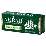 Чай зеленый Akbar Корабль в пакетиках - изображение