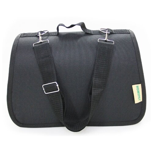 фото Сумка-переноска для животных homepet "№4", цвет:&#160;черный, 48x31x28 см