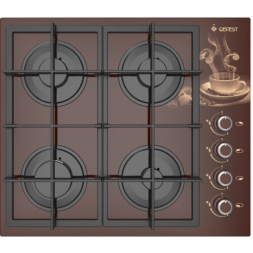 Варочная панель Gefest СВН 2230 К17 газовая встраиваемая коричневый 2076700₽