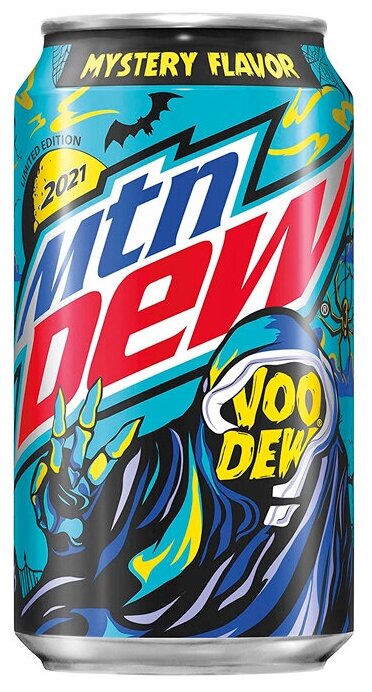 Газированный напиток MTN Dew (Mountain Dew) Voo Dew с таинственным вкусом (США), 355 мл (3 шт) - фотография № 2