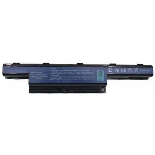 Аккумулятор для Acer Travelmate P253-MG 7800 mAh ноутбука акб для acer travelmate p253 mg 33114g50mnks аккумуляторная батарея ноутбука