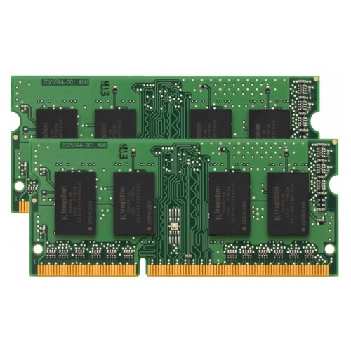 Оперативная память DDR3L 1600 4gbx2 SODIMM Kingston CL11 KVR16LS11K28 306400₽