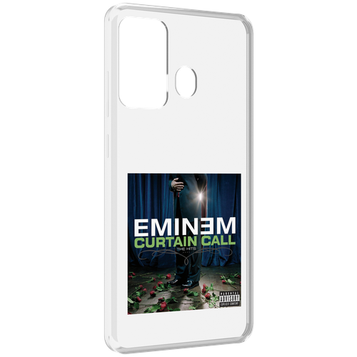 Чехол MyPads Eminem CURTAIN CALL, THE HITS для ITEL A27 / ITEL P17 задняя-панель-накладка-бампер чехол mypads eminem curtain call the hits для itel vision 3 plus itel p38 pro задняя панель накладка бампер