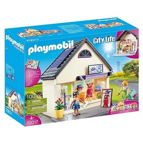 фото Набор с элементами конструктора playmobil city life 70017 мой бутик одежды