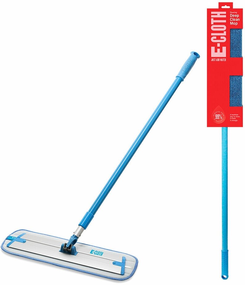 Швабра для уборки с телескопической ручкой E-Cloth