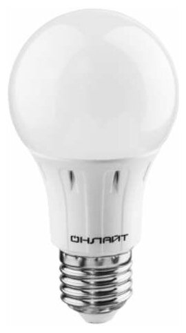 Лампа светодиодная 61 150 OLL-A60-15-230-4K-E27 грушевидная 15Вт онлайт 61150 ( 1шт. )