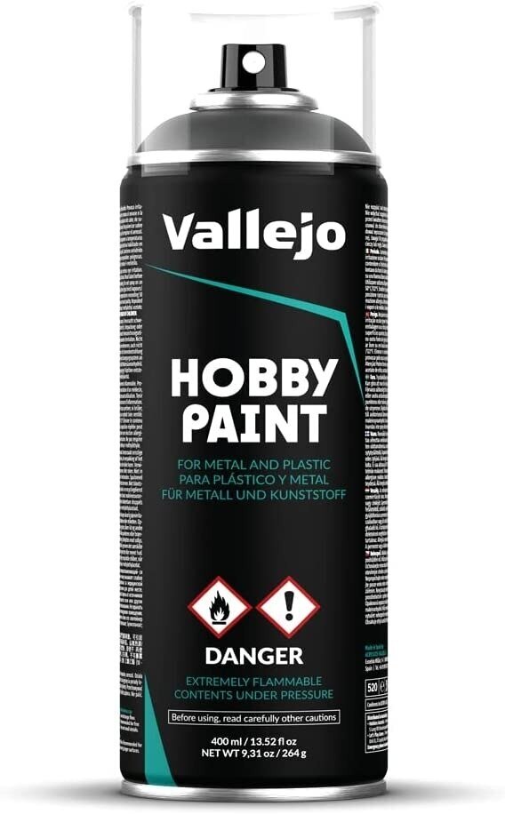 Аэрозольная грунтовка Vallejo серии Aerosol - UK Bronze Green 28004 (400 мл)