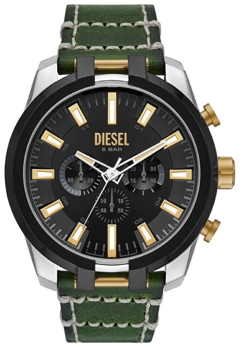 Наручные часы DIESEL Split, серебряный, черный