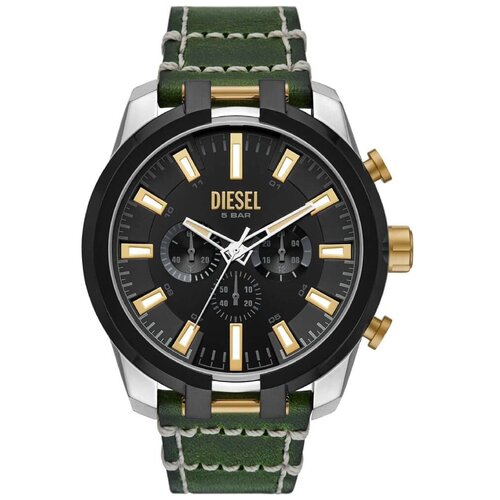 Наручные часы DIESEL Split, серебряный, черный наручные часы diesel наручные часы diesel dz4588 серебряный черный
