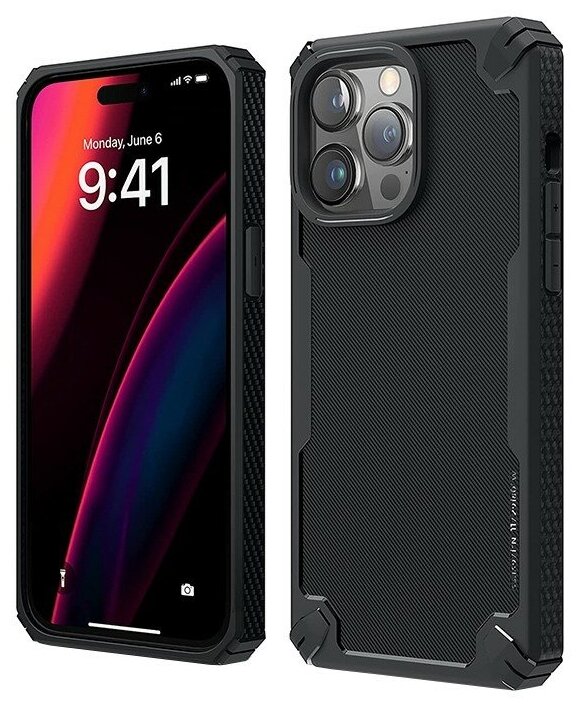 Elago Чехол Elago ARMOR Silicone case для iPhone 14 Pro, черный