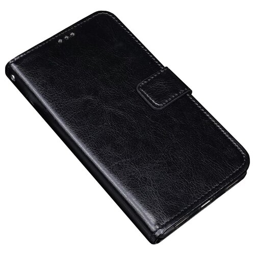 фото Чехол-книжка mypads для zte blade a7 2020 из качественной импортной искусственной кожи с подставкой застёжкой и визитницей черный