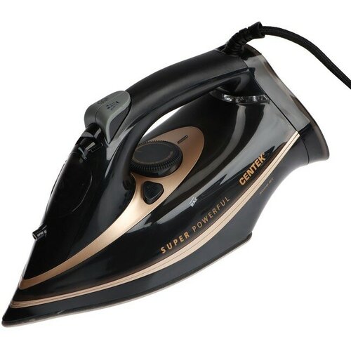 Утюг Centek CT-2346 3000 Вт 380 мл керамика капля-стоп пар удар серо-золотистый 549500₽