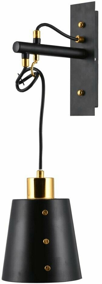 Настенный светильник бра Hiper Bell H058-0 цвет золотисто-черный