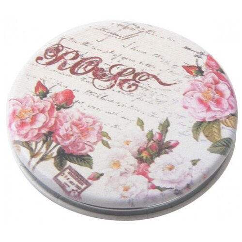 фото Зеркало косметическое карманное dewal beauty классическая мода розовый