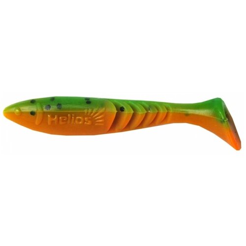 виброхвост helios slash 6 7 см hs 19 018 1445063 разноцветный 10 шт Виброхвост Helios Slash Pepper Green & Orange, 6.7 см, 10 шт. (HS-19-018)