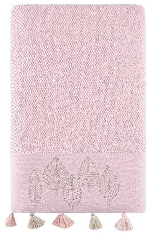 Полотенце, размер 70x140 см, цвет розовый Arya Home 9109495 .
