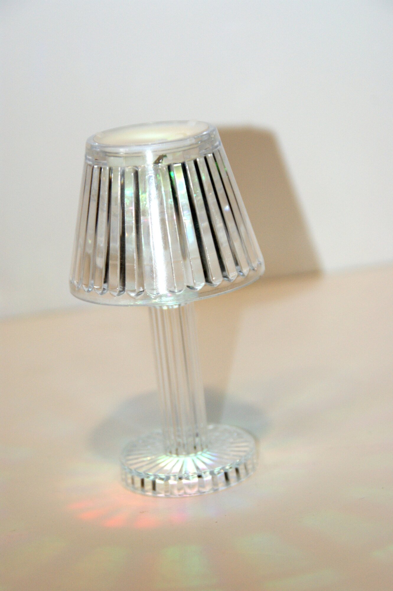 Cувенир ночник LED luminous Cristal Lamps /торшер мерцающий светодиодный на батарейках - фотография № 7
