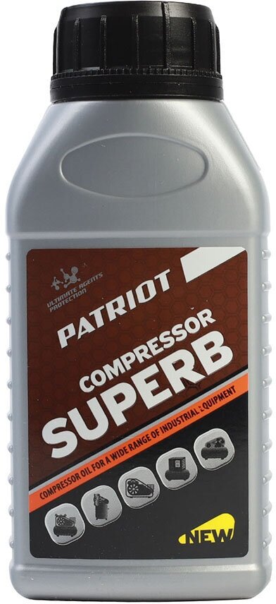 Масло компрессорное Patriot Compressor GTD 250/VG 100, 250 мл