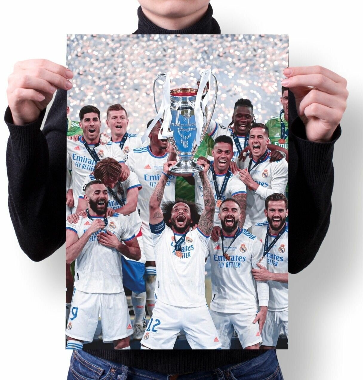 Плакат А4 футбольный клуб Реал Мадрид - Real Madrid № 31