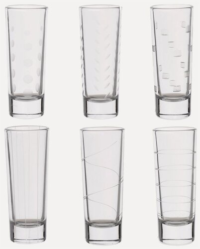 Изображение товара Стопка для водки, 60 мл, набор из 6 шт, стекло, Mixology, Kuchenland
