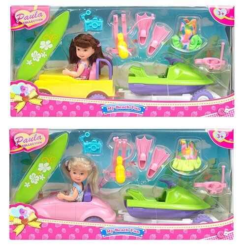 Игровой набор M&C Toy Centre Едем на море, 10 см, MC23051