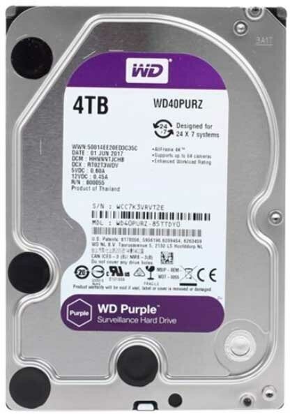 Жесткий диск Western Digital 4Tb Purple WD42PURZ