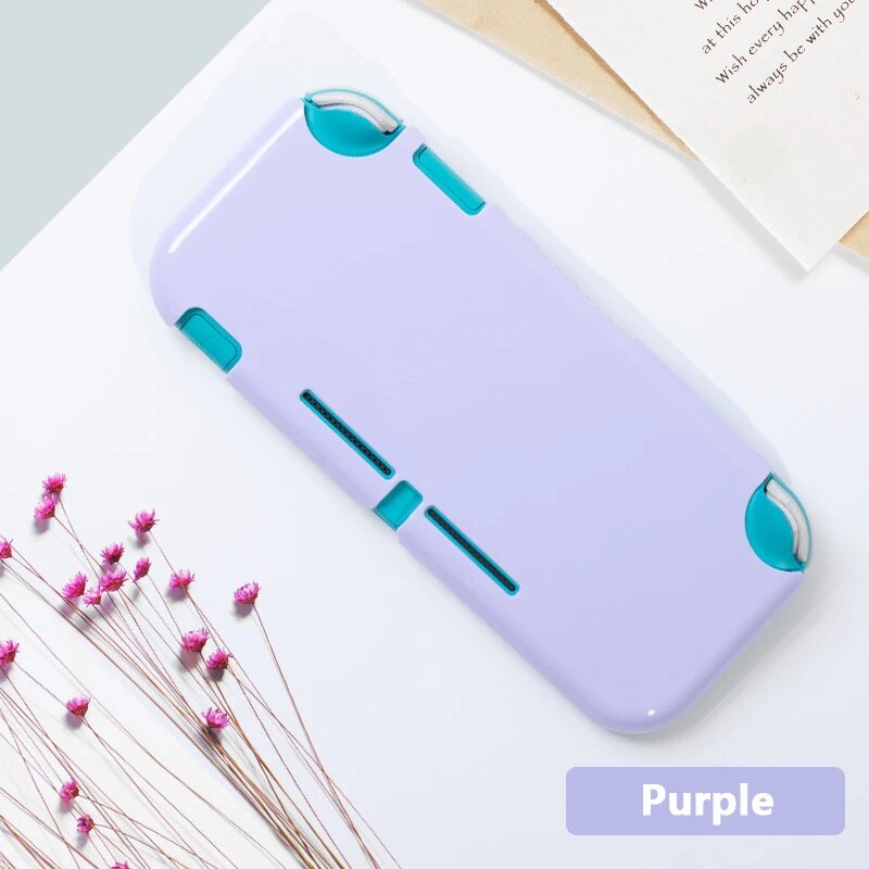 Прозрачный чехол karbeen для Nintendo Switch Lite Фиолетовый, Фиолетовый, Purple