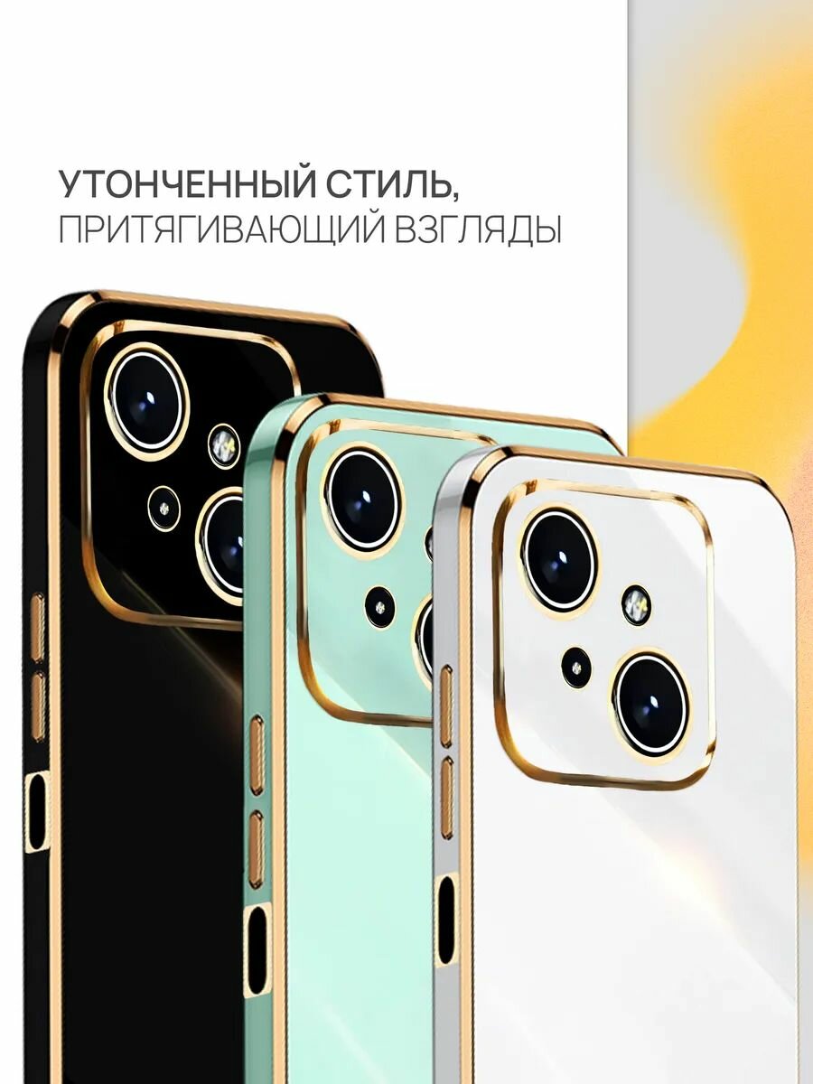 Чехол на Tecno Spark go 1 2025 силикон противоударный; защита камеры; защита от царапин и пыли — фото 1