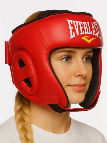 Изображение товара Боксерский шлем Everlast, шлем для бокса тренировочный