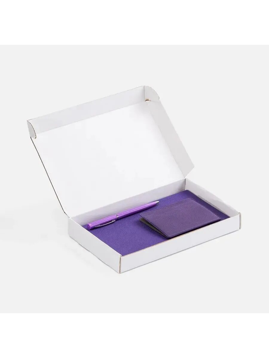 Стильный набор для кофеманов в фиолетовом цвете