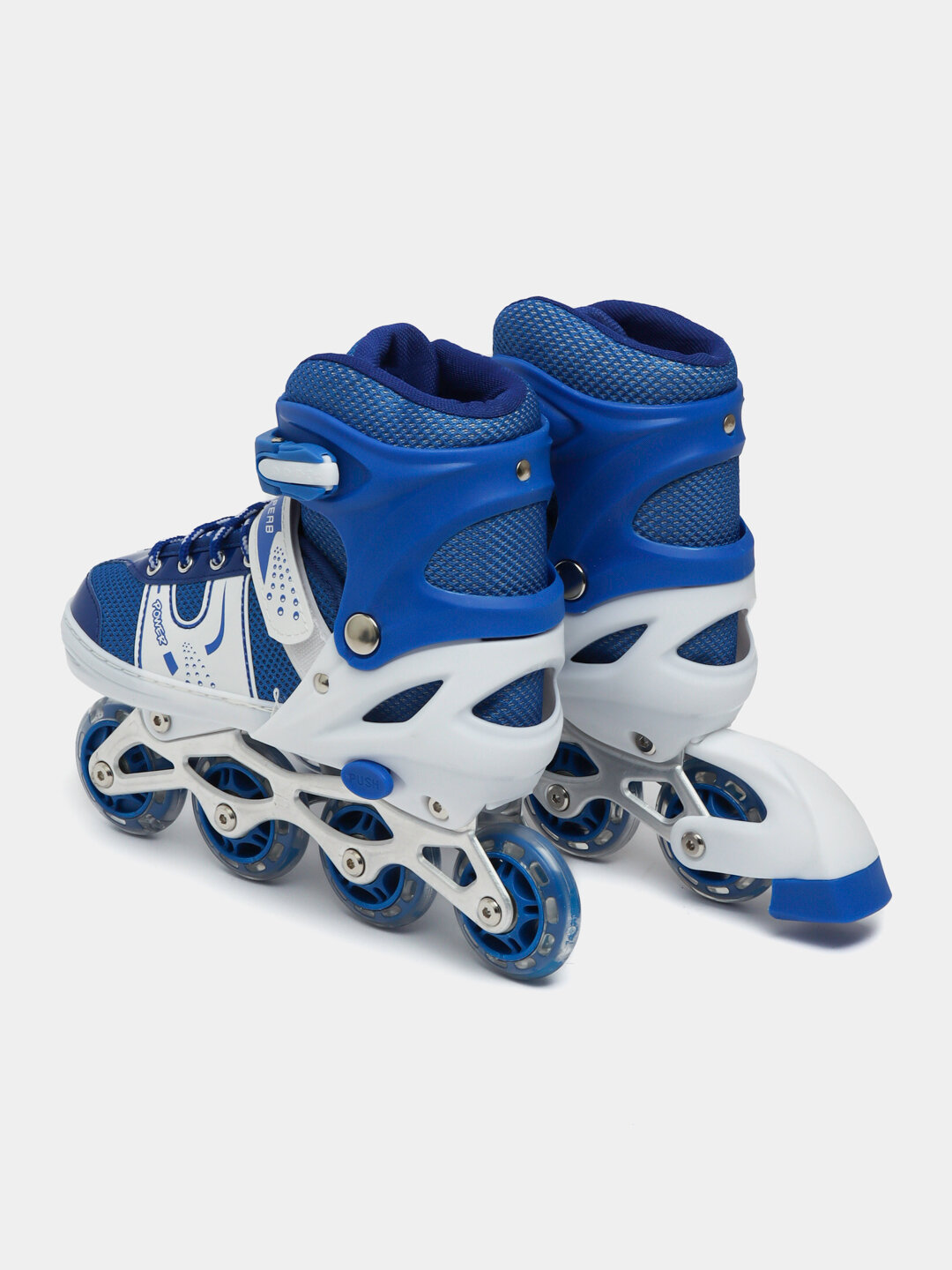 Роликовые коньки General Fitness, унисекс, жесткий ботинок, раздвижные — фото 1